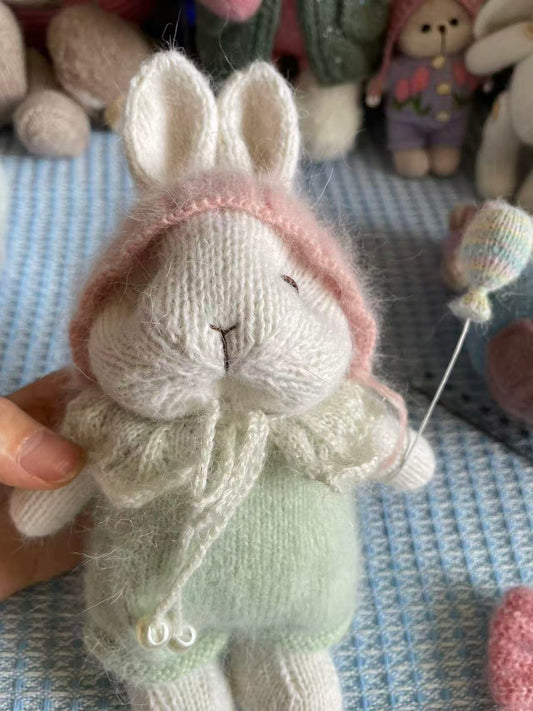 手工毛线针织玩具 邦尼兔